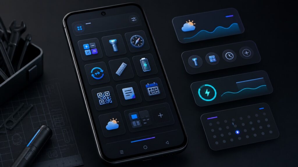 Toolbox all-in-one Android utilities and home-screen widgets dashboard