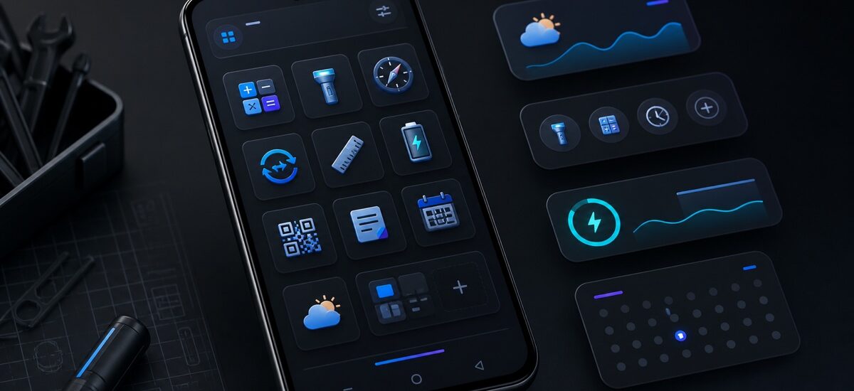 Toolbox all-in-one Android utilities and home-screen widgets dashboard
